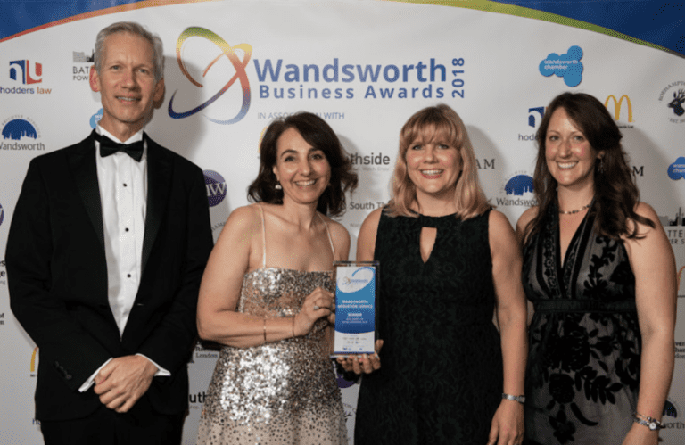 WMS wins prestigious ‘Best Charity’ award at the 2018 Wandsworth Business Awards