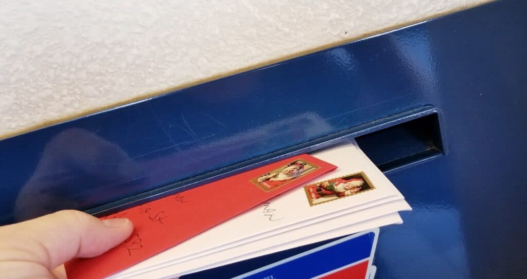Mail! Mailing Greeting Cards in the Post Office Box!