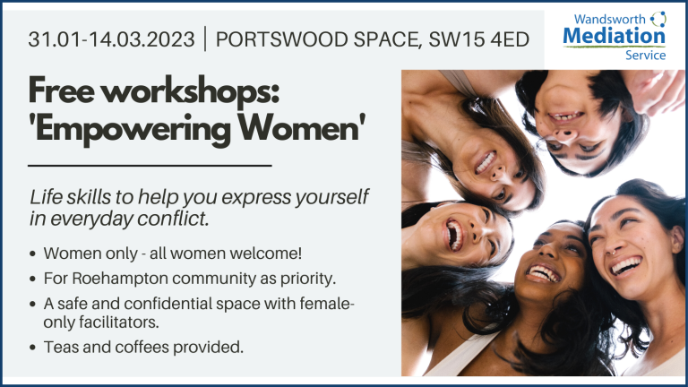 Female-only communication skills workshops in Roehampton