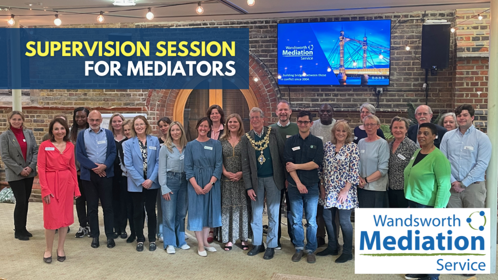 Supervision session for volunteer mediators on racism in mediation