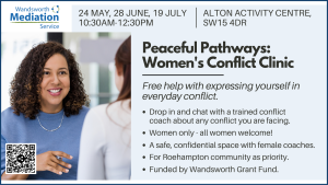 Peaceful Pathways: Women’s Conflict Clinic in Roehampton