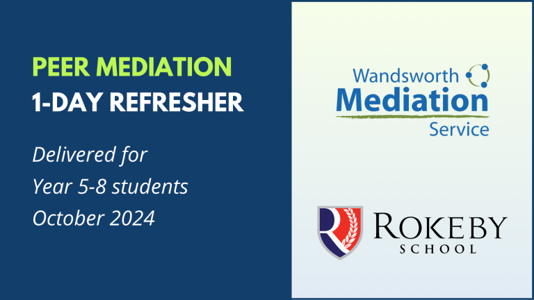 Peer Mediation refresher at Rokeby school