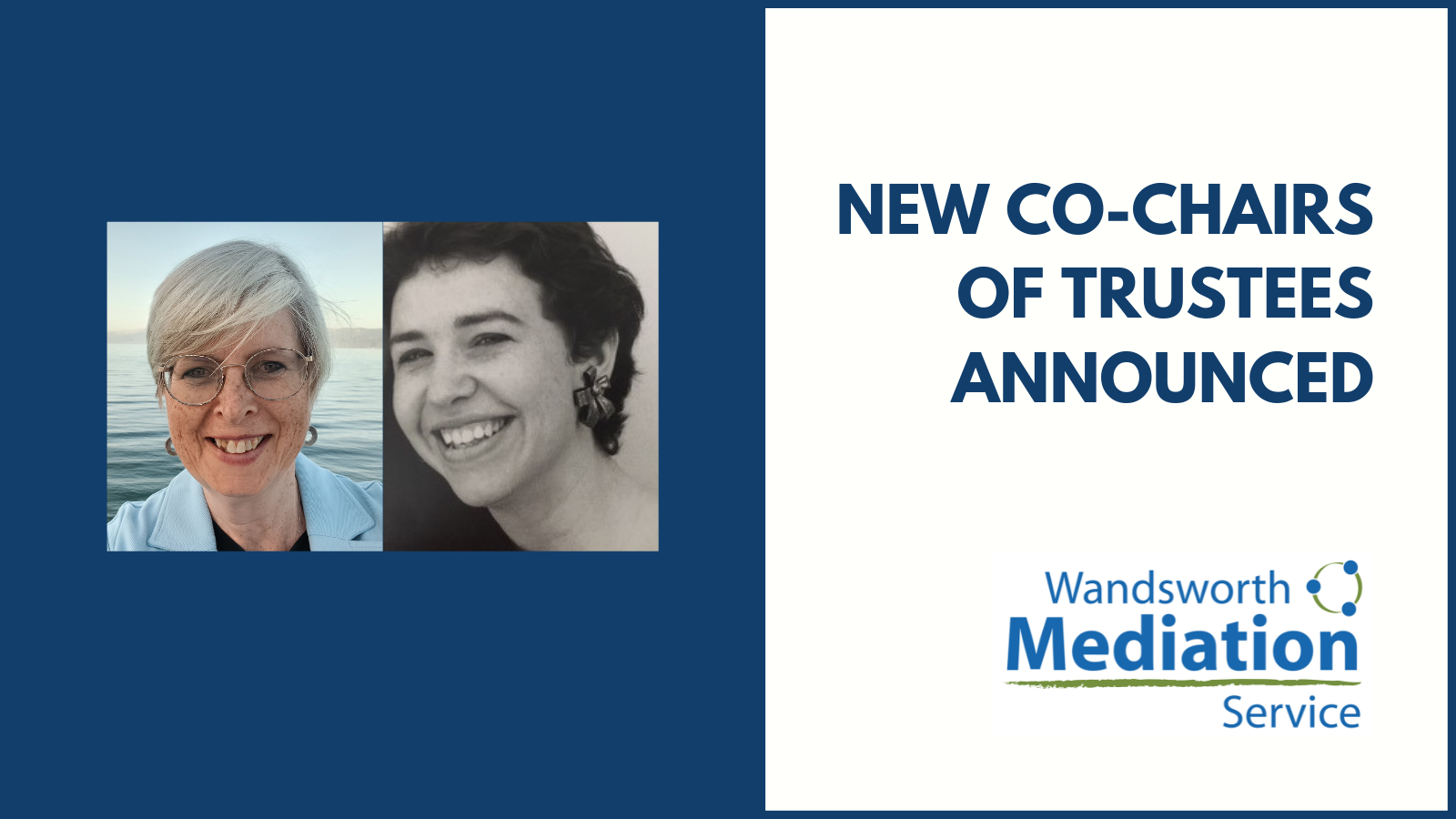 WMS announces new Co-chairs of Trustees