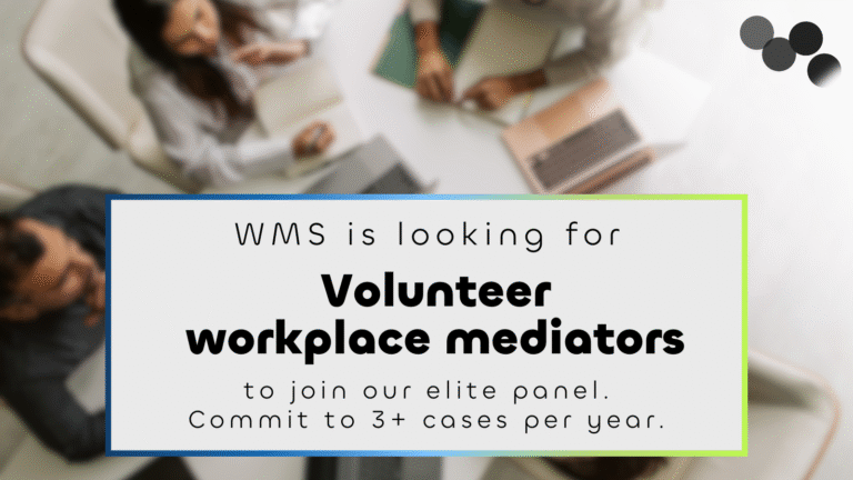 WMS is expanding its workplace mediation panel