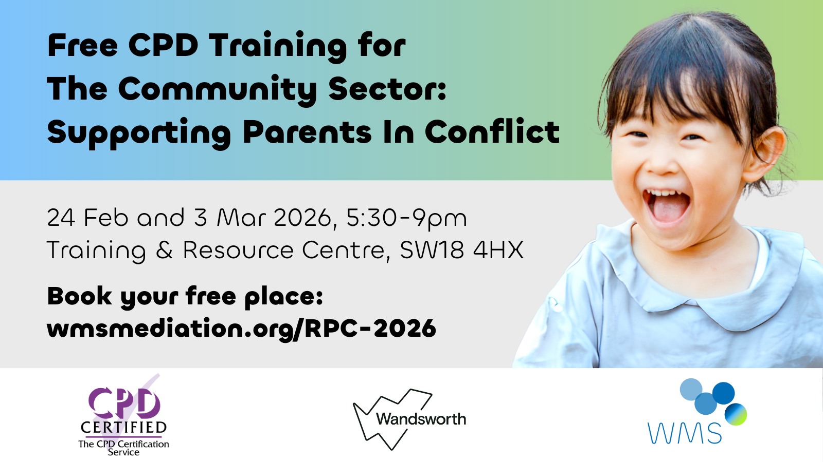 Free CPD-certified training for Wandsworth community sector