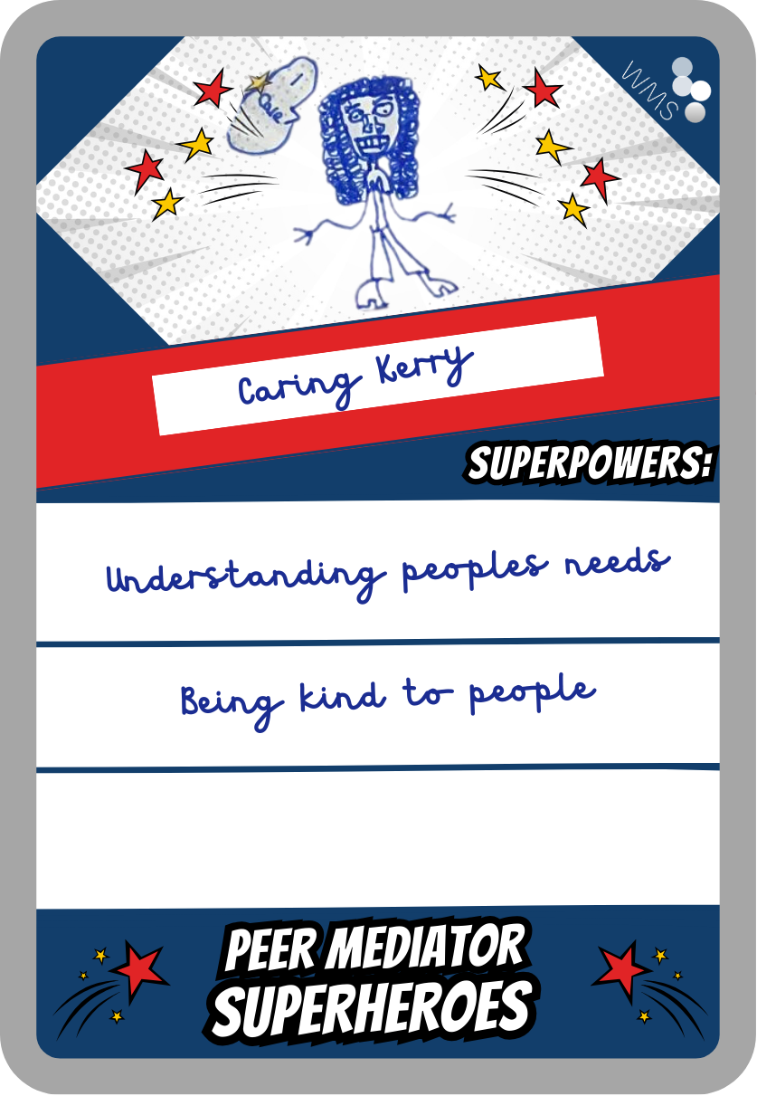Peer Mediator Top Trumps card